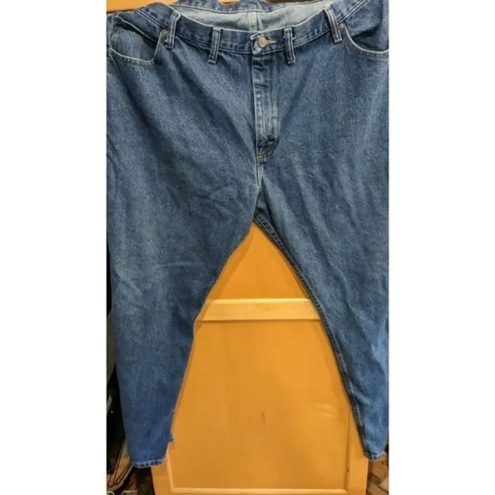 Wrangler Straight Leg Jeans Mens Size 46X31 Blue Denim‎ Regular Fit 1097601dr
